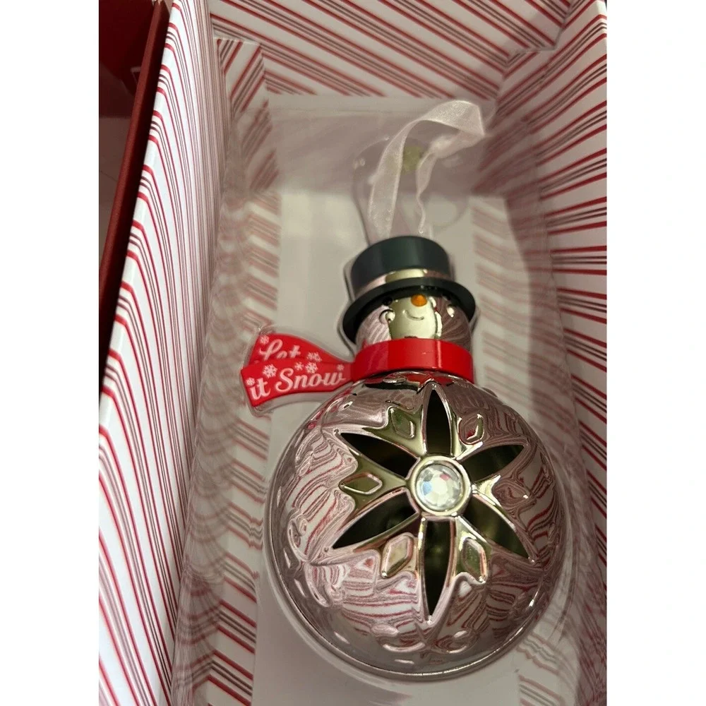 Hallmark Keepsake 2017 Let It Snowman Premium Metal Christmas Tree Ornament‎ NIB